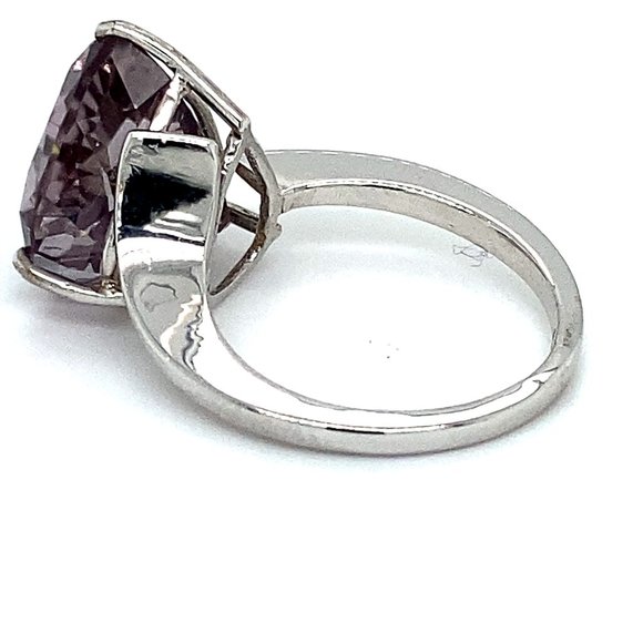 Purple Tourmaline 11.15ct Solid 18K Gold Ring - Picture 7 of 9